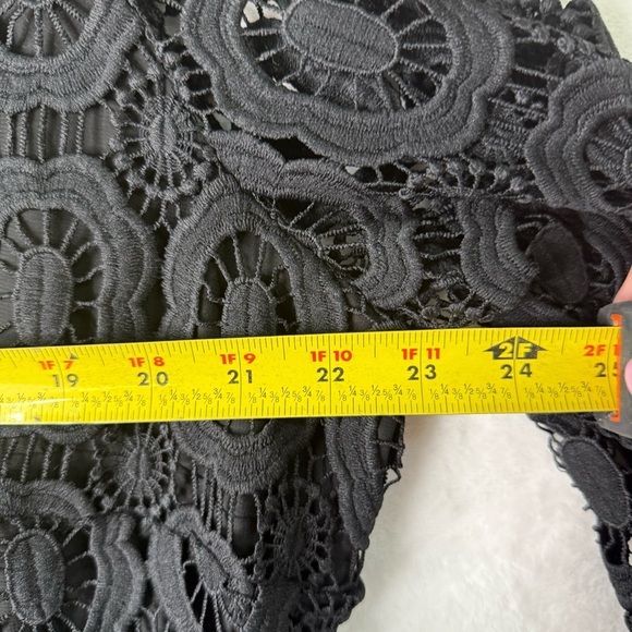 Eloquii Black Long Sleeve Lace Bodice Wide Leg Jumpsuit Size 18 NWT Elegant - Picture 7 of 12